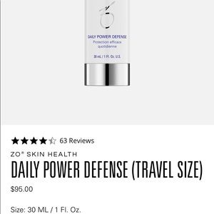 ZO Daily Defense Travel size
